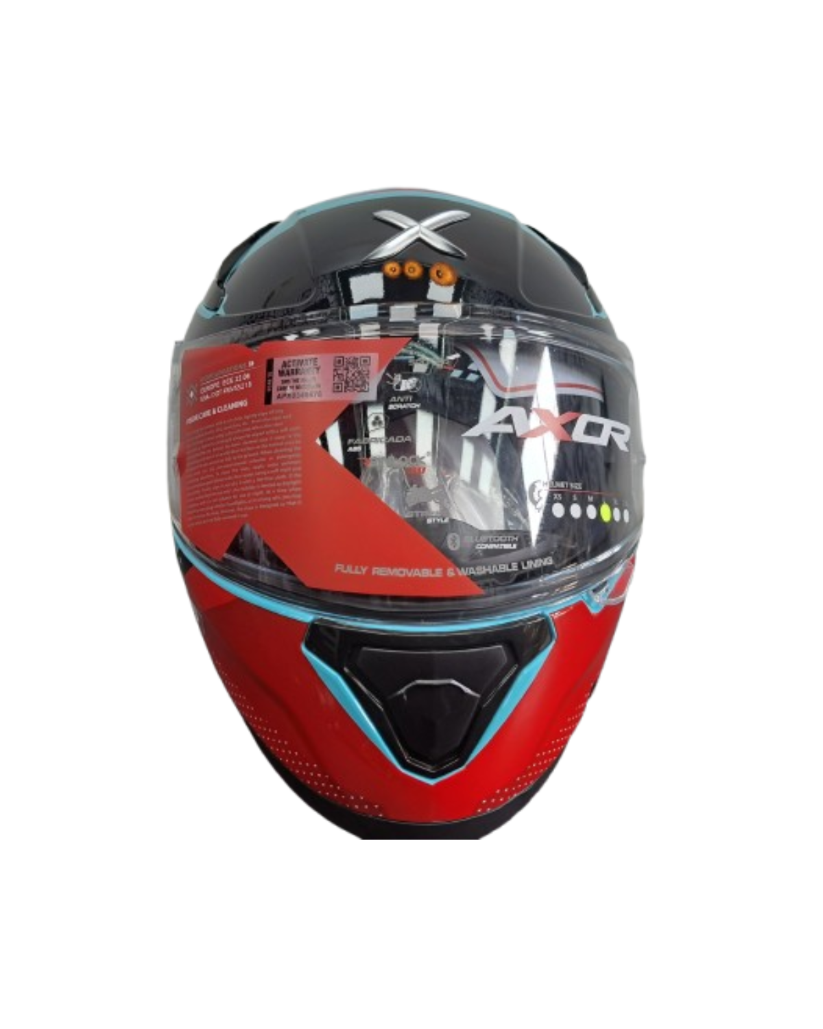 Axor Apex Full Face Helmet | ECE 22.06 DOT ISI | Dual Visor - Image 3
