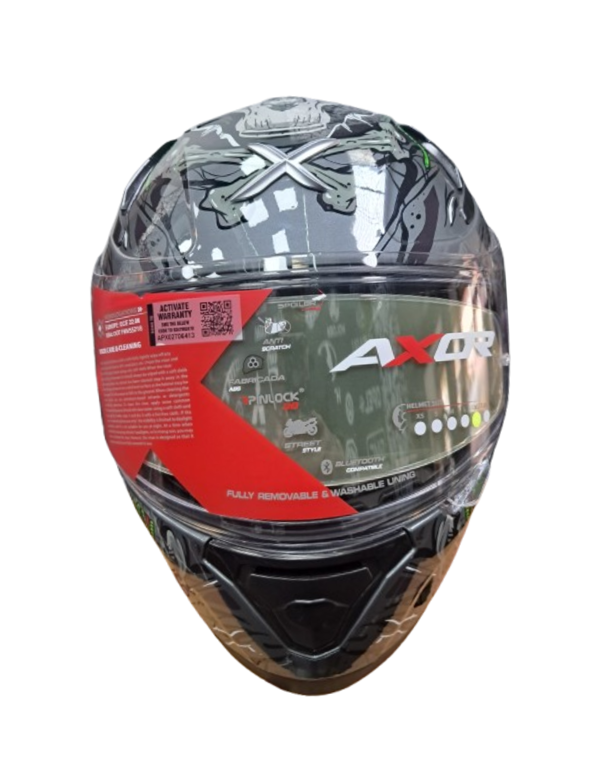Axor Apex Full Face Helmet | ECE 22.06 DOT ISI | Dual Visor - Image 3