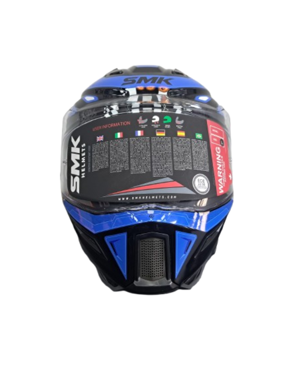 SMK Agnar Tektron Helmet | ECE 22.06 DOT ISI | Dual Visor Tech - Image 3