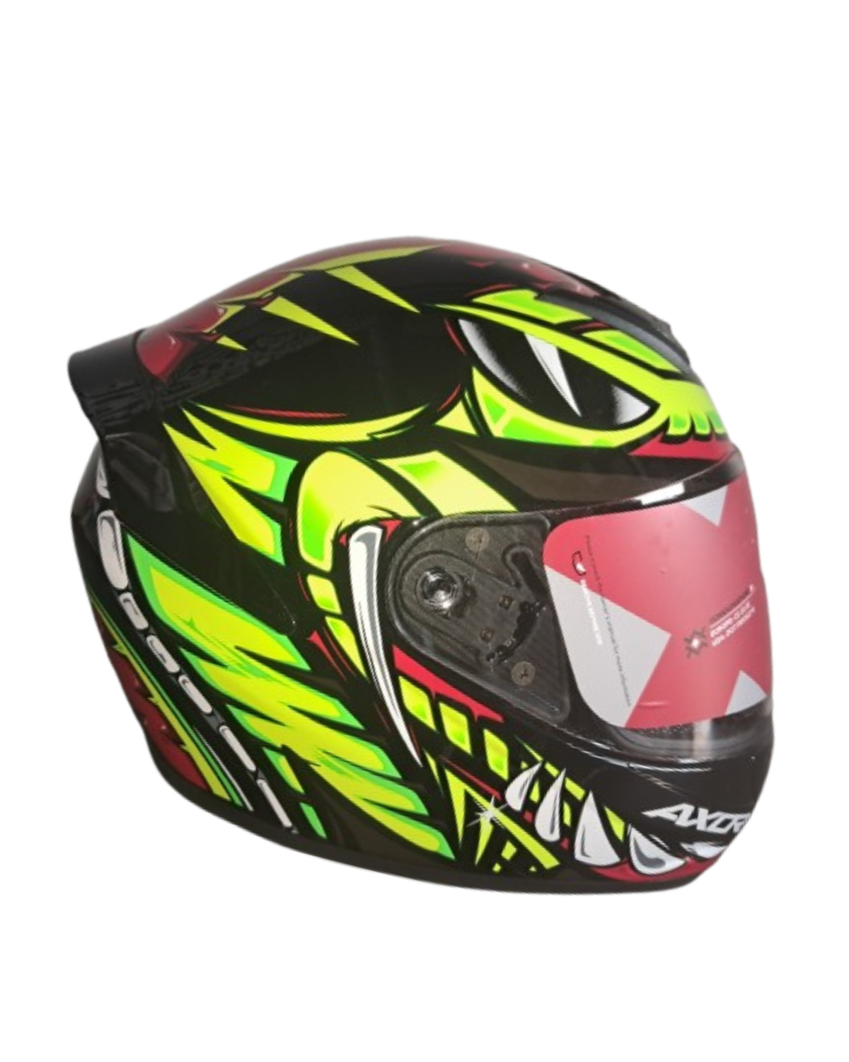 Axor Rage Python Helmet | ECE 22.05 DOT ISI | Black Grey ABS