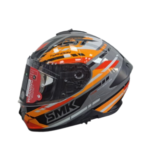 SMK Typhoon S01 Full Face Helmet | Pinlock Sun Visor Helmet